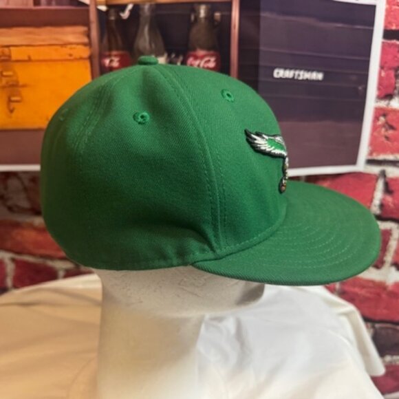 Philadelphia Eagles New Era 59Fifty Throwback Hat Cap Size 7 1/8 - Picture 4 of 5